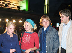 Hege Johnsen, Solveig Heilo, Frode Vassel og Cornelius er spente før konserten. Hege Johnsen, Solveig Heilo, Frode Vassel og Cornelius er spente før konserten.