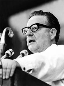 Salvador Allende ble valgt til Chiles president i 1970. (Arkivfoto: AFP/Scanpix)
