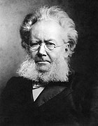Ibsen hadde såkalla merkantilt skjegg. (Foto: SCANPIX)
