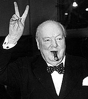 Churchill valte eit barbert andlet. (Foto: Scanpix)