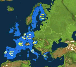 Slik ser euro-Europa ut etter at Sverige stemte nei til den europeiske valutaen. Slik ser euro-Europa ut etter at Sverige stemte nei til den europeiske valutaen.