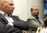 Bokhandleren i Kabul, Shah Mohammad Rais, her med advokat Brynjar Meling