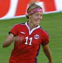 Marianne Pettersen har vært Norges beste spiller i VM. Marianne Pettersen har vært Norges beste spiller i VM.