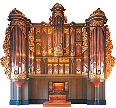 Ryde & Berg Orgelbyggeri AS får bygge orgel i Brasil. Kanskje et slikt? Foto: www.ryde-berg.no.