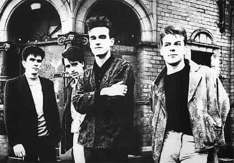 The Smiths slik de framstår på omslaget til plata 