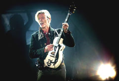 Kanskje kjem David Bowie til Oslo i år? Her frå konserten i København nyleg. Foto: AP/Nils Meilvag/Nordfoto. 