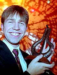 Leif Ove Andsnes da han mottok sin fjerde Spellemannpris i 1994. I fjor vant han sin sjuende Spellemann. Foto: Tor Richardsen, Scanpix.