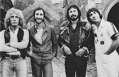 Roger Daltrey, Pete Townshend, John Entwistle og Keith Moon utgjorde The Who. Moon døde i 1978 mens Entwistle gikk bort i 2002. Foto: AP.