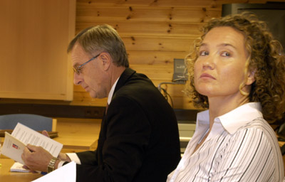 Gunnar Martin Kjenner og Ine Wigernæs (Foto: Jarl Fr. Erichsen, Scanpix) 