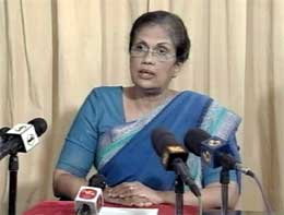 President Chandrika Kumaratunga skal ha opphevet unntaktstilstanden på Sri Lanka. (Reuters-foto)