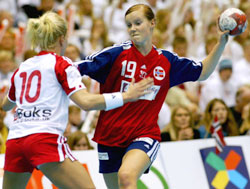 Ikke helt imponerende dag av Vigdis Hårsaker søndag. (Foto:  Morten Holm / SCANPIX) 