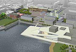 Premien for gode ideer til grunnstenssermonien er 100 000 kroner. Fot: Snøhetta. Premien for gode ideer til grunnstenssermonien er 100 000 kroner. Fot: Snøhetta.