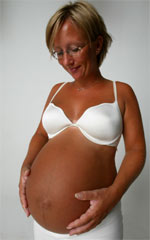 Gravide kan trene, men ikke ta alt for hardt i. (Foto NRK)