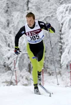 Anders Aukland under verdenscup-åpningen i Kuusamo i fjor.