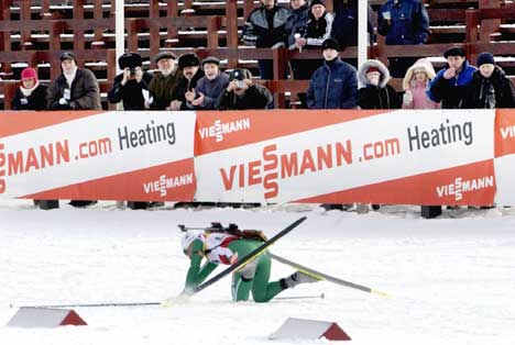 Olena Zubrilova falt fra gullet på 15 km i VM sist sesong. (Foto: Heiko Junge / SCANPIX)