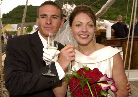 Liv Grete Skjelbreid og Raphael Poiree giftet sommeren 2000. (Foto: Tor Erik H. Mathiesen / SCANPIX)