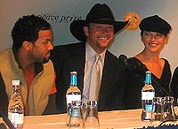 Craig David, Tim McGraw og Catherine Zeta-Jones på pressekonferansen Craig David, Tim McGraw og Catherine Zeta-Jones på pressekonferansen