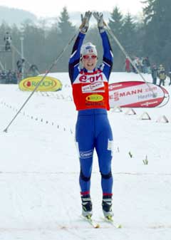 Marit Bjørgen kommer fortsatt til å vinne sprinter i ensom majestet som her i Nove Mesto tidligere i år. (Foto: AP/Scanpix)