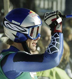 Daron Rahlves tok sin aller første seier i super-G (Foto: Rudi Blaha, AP) Daron Rahlves tok sin aller første seier i super-G (Foto: Rudi Blaha, AP)