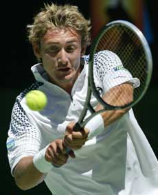 Tittel/Ledetekst : "Juan Carlos Ferrero tror nå på seier i Australian Open. (Foto: Reuters/Scanpix)"