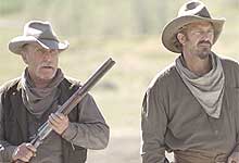 Robert Duvall og Kevin Costner i "Open Range".