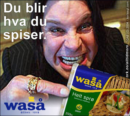Promo-CD utgitt i Skandinavia, der Ozzy hyller knekkebrødet som skapte ham. (Innsendt av Thomas Brevik, kortsagt.com) Promo-CD utgitt i Skandinavia, der Ozzy hyller knekkebrødet som skapte ham. (Innsendt av Thomas Brevik, kortsagt.com)