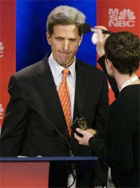 John Kerry ble i dag spurt om ryktene av TV-kanalen MSNBC. John Kerry ble i dag spurt om ryktene av TV-kanalen MSNBC.