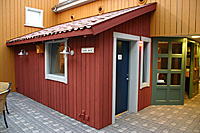 Med nennsom hånd og i tett dialog med myndighetene er lokalene til NRK Østfold blitt til. Dette "huset" rommer radiostudioet. (Foto: Jon-Annar Fordal)