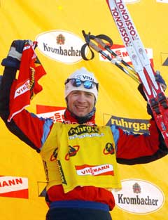 Du kan også vinner når Ole Einar Bjørndalen vinner. (Foto: AP/Scanpix)