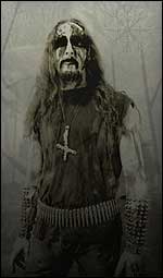 Den tiltalte som «Gaahl» i Gorgoroth. (Foto: Peter Beste)
