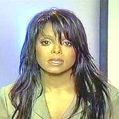 Janet Jackson på en videotape der hun beklager episoden med det bare brystet på Super Bowls pauseshow. Foto: AP Photo / J-NEX Media.