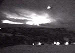 UFO fotografert i Hessdalen tidlig på 80-tallet.