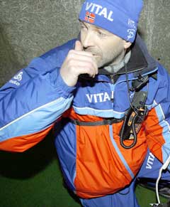 Trener Roger Grubben tror mennenes jaktstart kan bli spennende også for de norske. (Foto: Heiko Junge/SCANPIX) Trener Roger Grubben tror mennenes jaktstart kan bli spennende også for de norske. (Foto: Heiko Junge/SCANPIX)