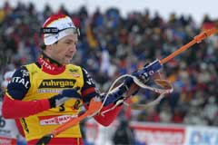 Ole Einar Bjørndalen visste at han kunne vinne da han kom inn til siste skyting. (Foto: Heiko Junge/SCANPIX)