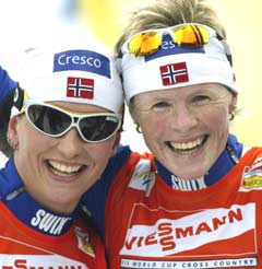 Marit Bjørgen vil ha med Hilde GP også neste år (Foto: Scanpix/Terje Bendiksby)