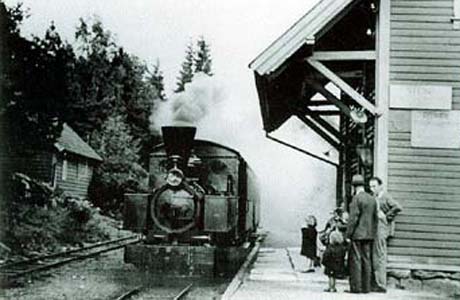 Stend stasjon 1934 - ret fr nedleggelsen. Foto: Henry Oma