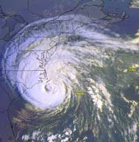 Satelittbilde av orkanen Isabel (AP Photo/NOAA) Satelittbilde av orkanen Isabel (AP Photo/NOAA)