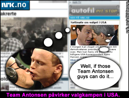 Forsiden på NRK.no 2/3 04. (Takk til Sveinung for tips) Forsiden på NRK.no 2/3 04. (Takk til Sveinung for tips)