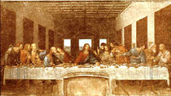 Leonardos Nattverden i Sa Maria delle Grazie i Milano (1495-98).