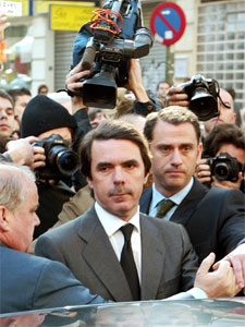 Tidligere statsminister José María Aznar. Arkivfoto. 