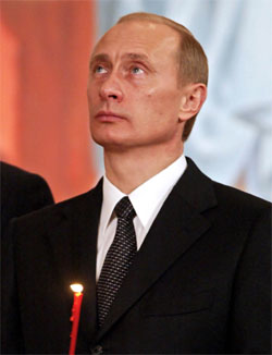 Vladimir Putin lovar at alt skal gjerast for at gislane ikkje skal bli skadde. (AFP/Scanpix-foto)