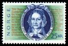 Hanna Winsnes protrett på frimerke