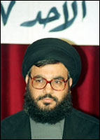 Hassan Nasrallah er leiar for hizbollah-geriljaen i Sør-Libanon. (Scanpix-foto)