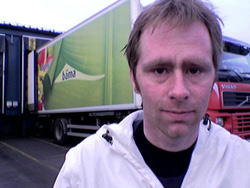 Jøran Natedal er talsmann for de streikende ved BAMA i Skien.