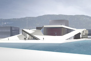 Det ble ingen anbudskonkurranse rundt byggearbeidet for å oppføre Operabygget i Bjørvika. Foto: Snøhetta arkitektselskap.