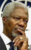 Kofi Annan har grunn til å være bekymret for situasjonen i Darfur. (Foto: Scanpix/AFP)