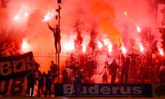 Fargerikt og livlig på hjemmekampene til Panathinaikos. (Foto: Scanpix) Fargerikt og livlig på hjemmekampene til Panathinaikos. (Foto: Scanpix)