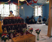 Sikher i Lier samlet til bønn.