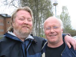 Ragnar Søberg og Per Kristian Hansen skal heie på Elverum i kveld.