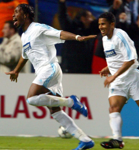 Marseilles Didier Drogba var kampens store spiller. (Foto: Reuters)